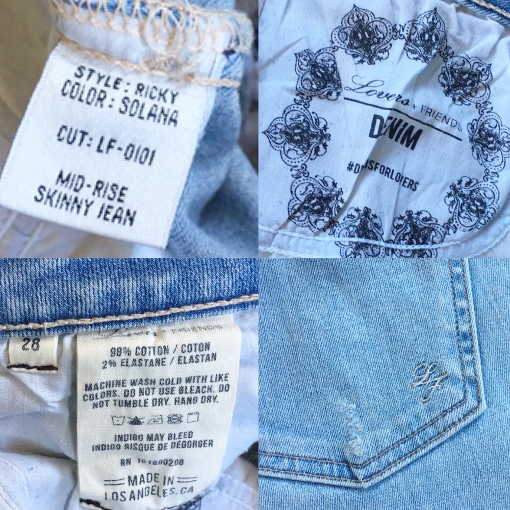 HP๐ ๐ท Lovers + Friends Ricky Skinny Jeans - Picture 9 of 15